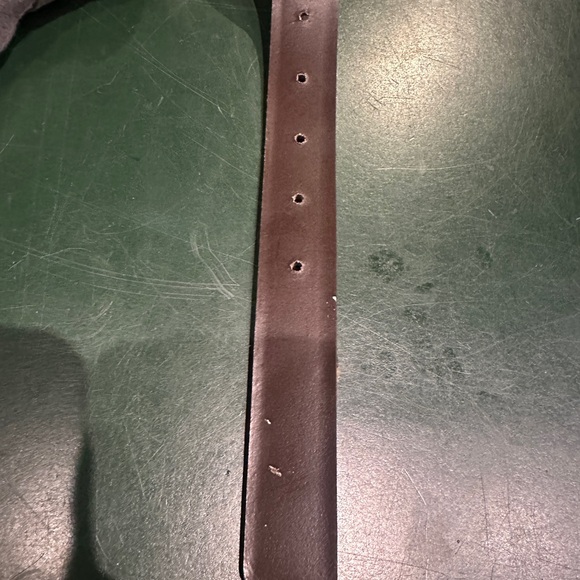J. Crew Collection Cow Hide Leather Belt Tan Brown Genuine Leather Size Small - Picture 6 of 13